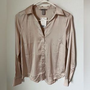 H&M V-NECK BLOUSE‼️
